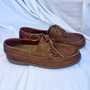 Sperry Topsider Leather Boat Shoes Men’s 10.5W